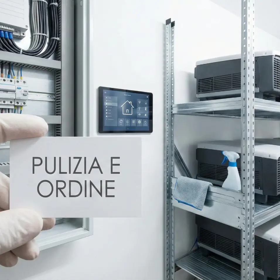 pulizia e smaltimento materiali